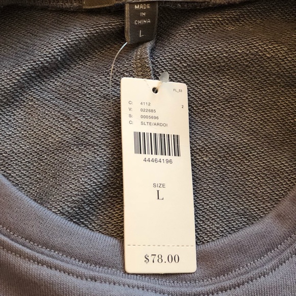 Anthropologie Ambrosi Applique Sweatshirt floral - Picture 7 of 10